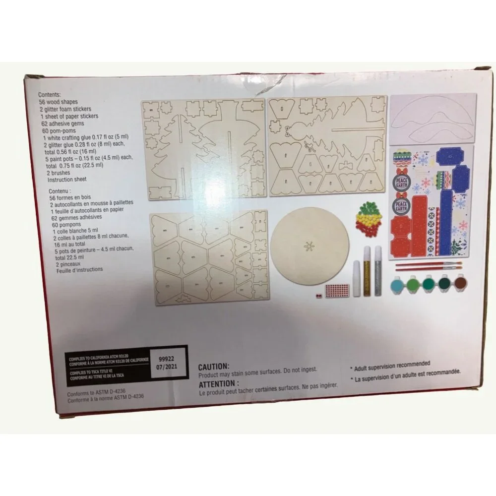 Wood Christmas Tree Craft Kit By Creatology For Ages 6+